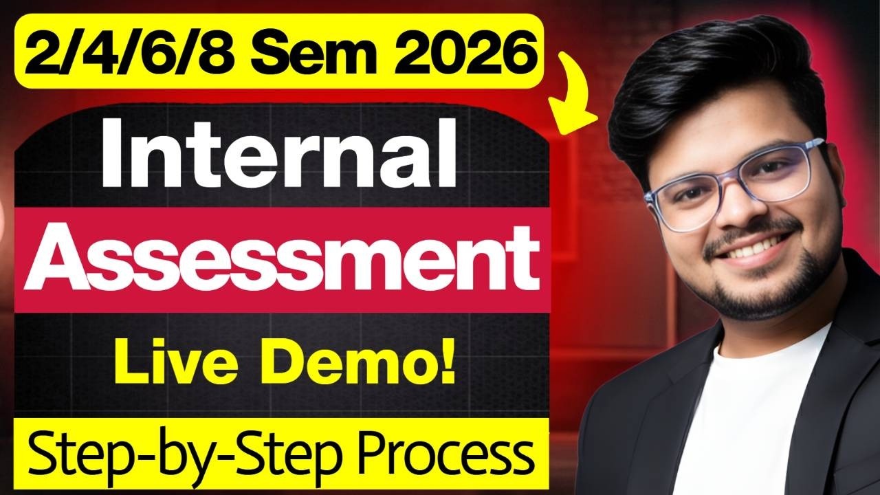🚨DU SOL 2/4/6/8 Semester 2026: Internal Assessment Full Process Live | Step-by-Step Guide!