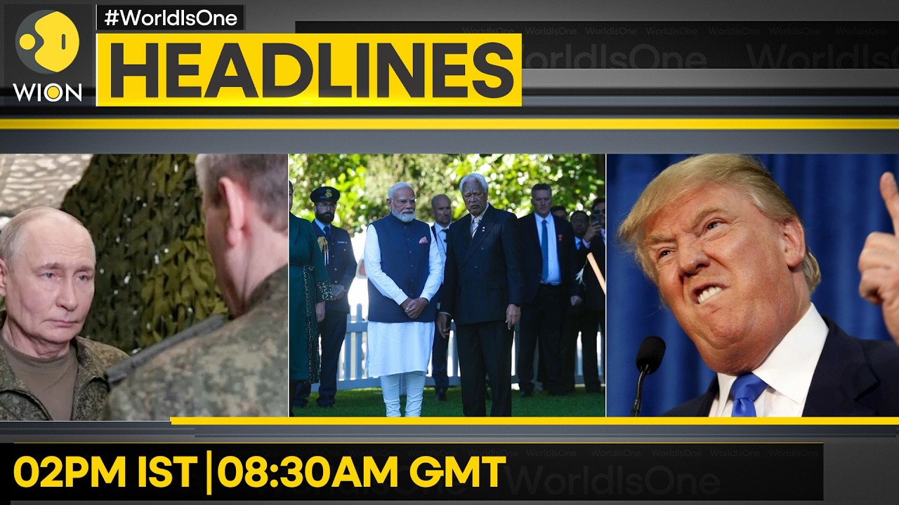 Donald Trump's 1,000 Missile Warning |  Ukraine Strike Force | PM Modi NZ Visit | Taiwan Typhoon