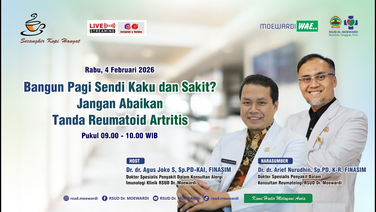Bangun Pagi Sendi Kaku dan Sakit, Jangan Abaikan Tanda Reumatoid Artritis | 