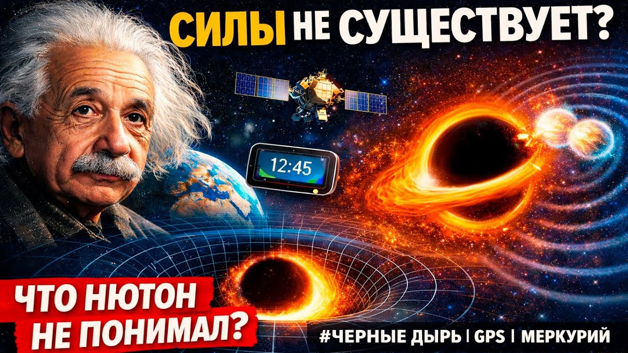 Ньютон ошибался? Истинная природа гравитации: от Меркурия до чёрных дыр