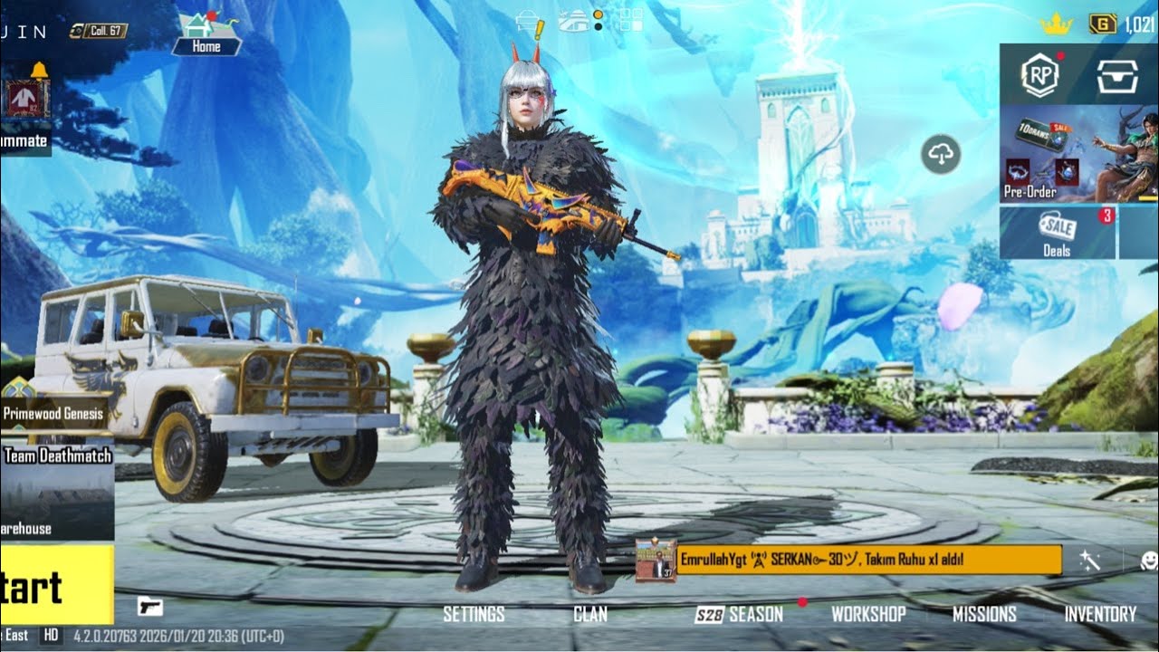 Live streaming of pubg mobile .Jin