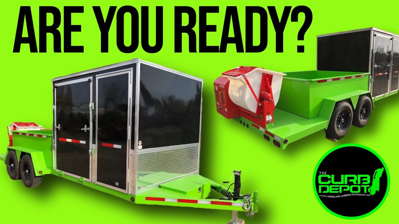 LANDSCAPE CURBING BUSINESS BEST TRAILER