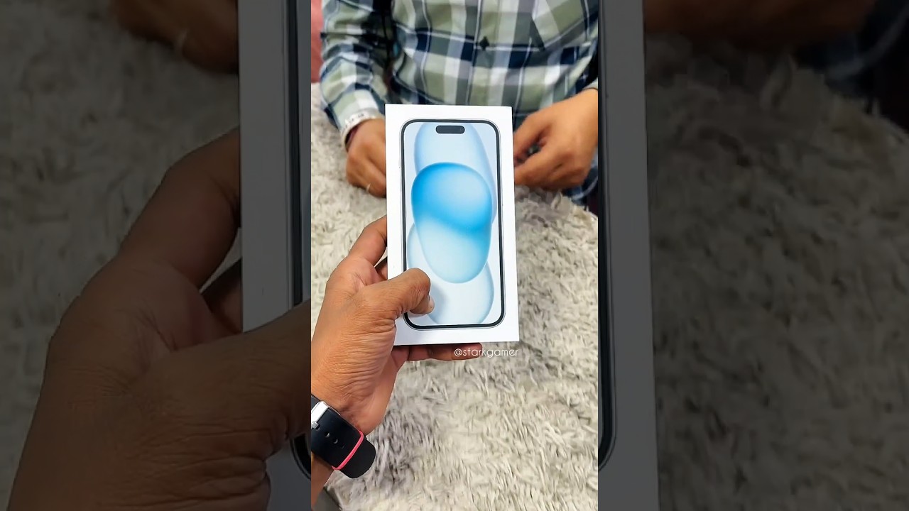 iPhone 15 WHITE COLOUR - UNBOXING
