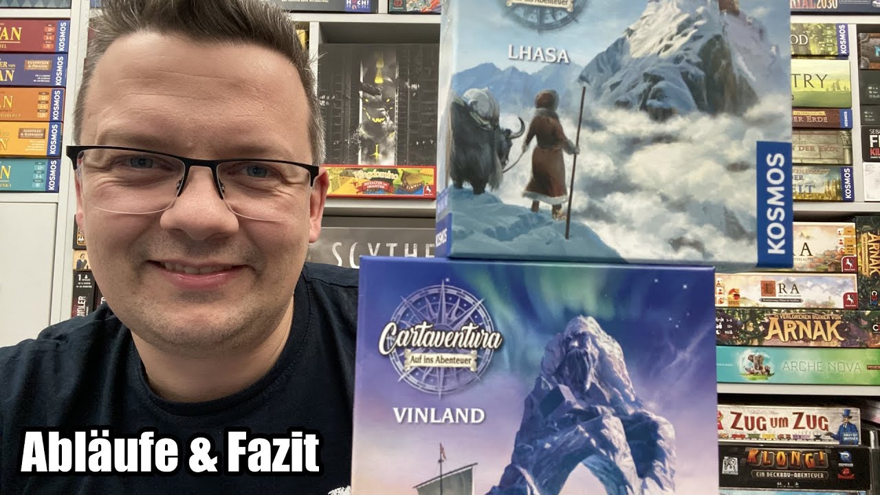 Cartaventura - Vinland und Lhasa (Kosmos) - Abenteuerspiel und doch eher ein Solospiel? ab 12 Jahre