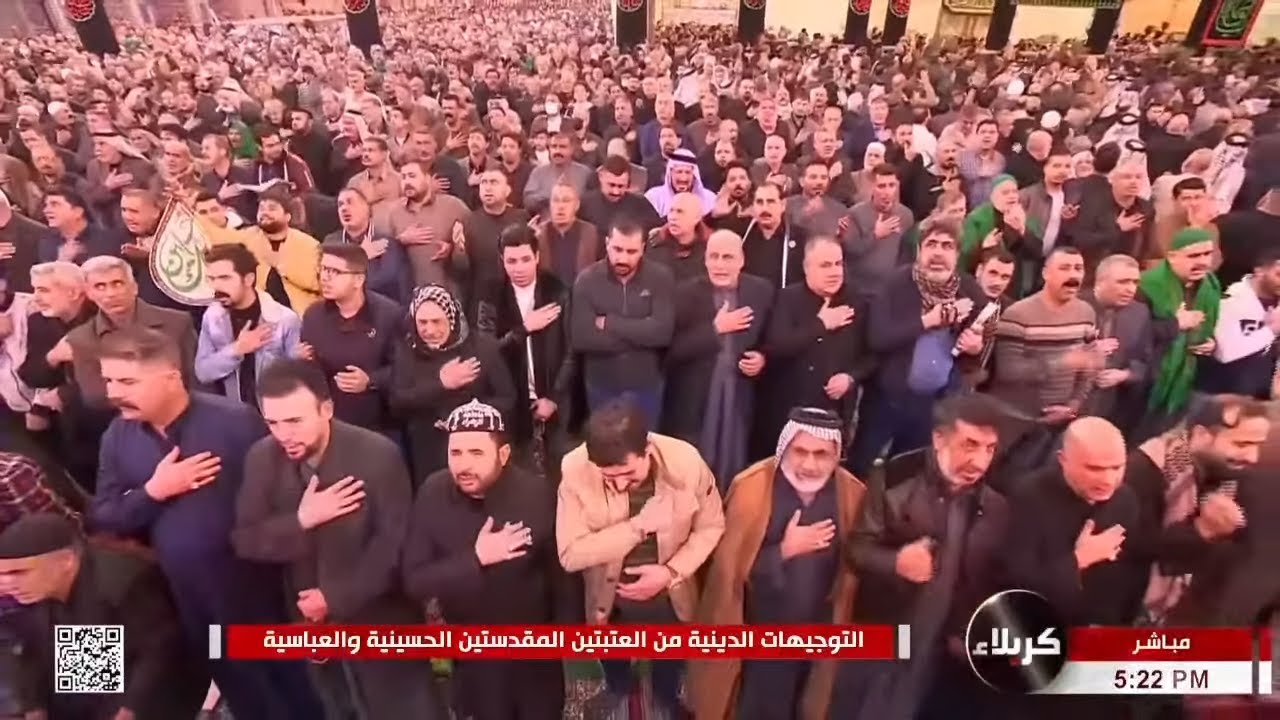 قارئ التوجيهات الدينية يحول التوجيهات الى لطم وبكاء في ليلة استشهاد الزهراء عليها السلام