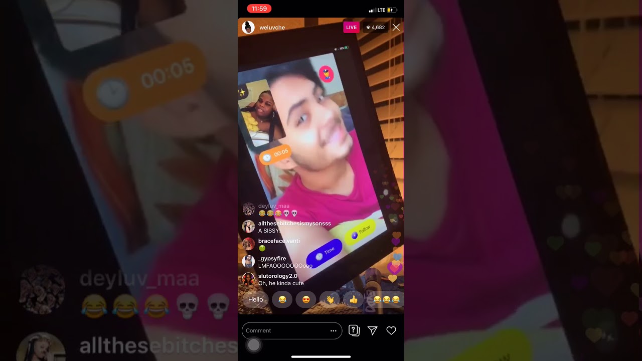 Weluvche on Monkey August 19, 2019 part 2