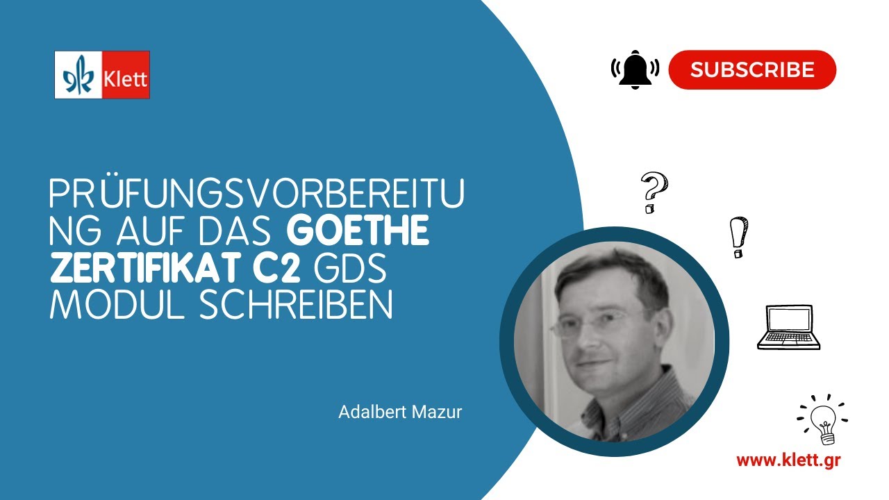 Prüfungsvorbereitung auf das Goethe Zertifikat C2 GDS Modul Schreiben