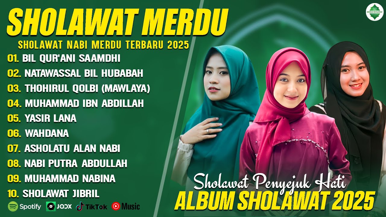 SHOLAWAT MERDU HAJAR DEWI, AI KHODIJAH & ALFINA NINDIYANI (LIRIK) SHOLAWAT NABI MERDU TERBARU 2025