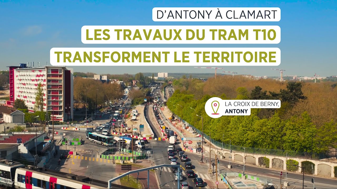 Tram T10 - Le chantier avance !
