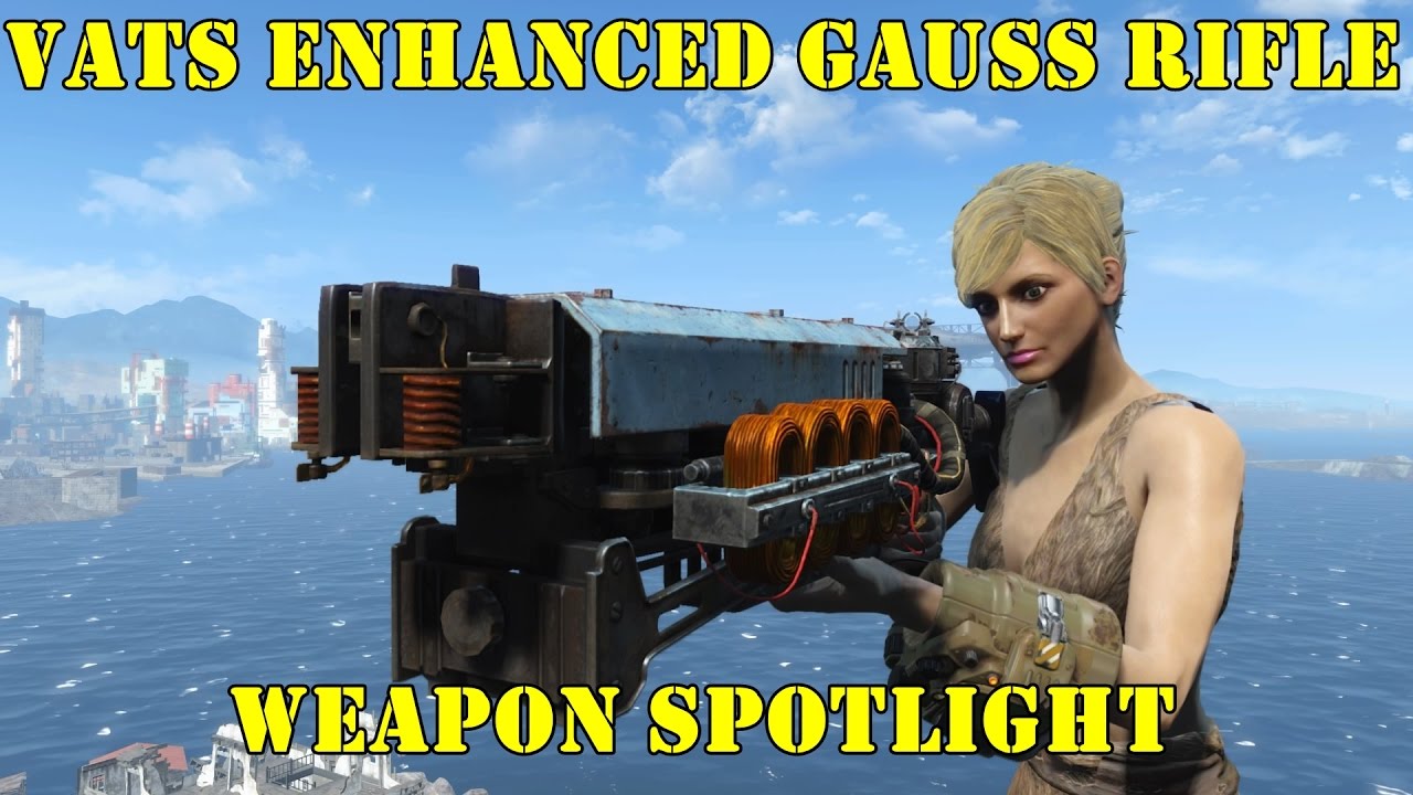 Fallout 4: Weapon Spotlights: VATS Enhanced Gauss Rifle