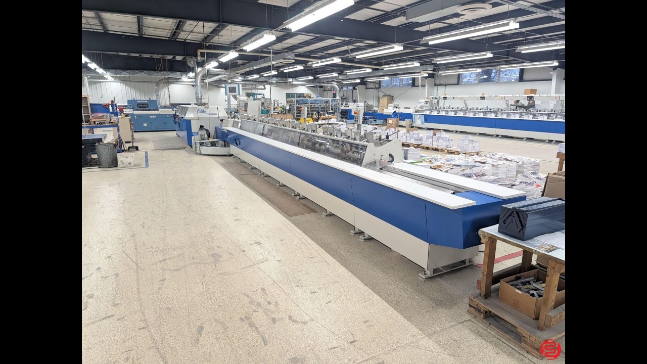 2003 Wohlenberg City 5000 15 Clamp Perfect Binding System