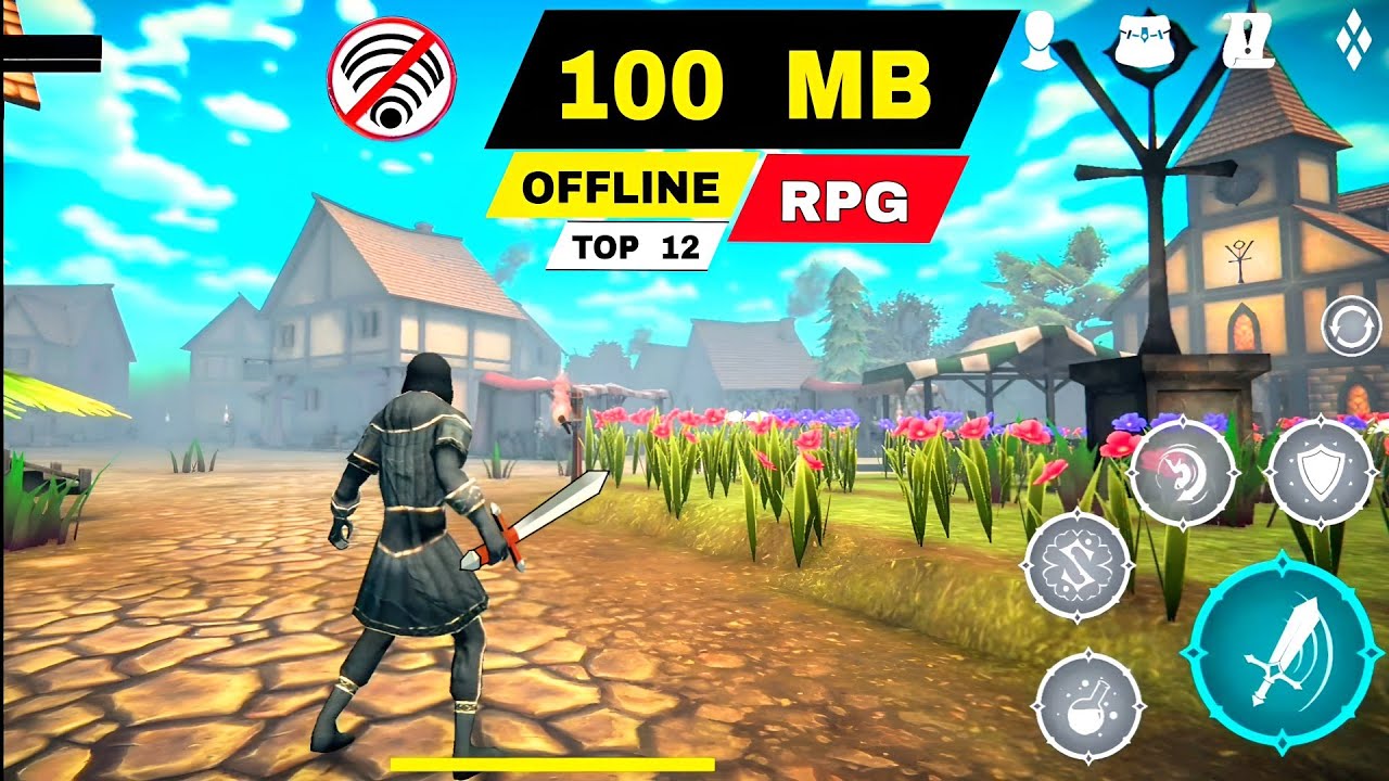 12 лучших оффлайновых RPG-игр с объемом памяти 100 МБ для Android iOS | Высококачественная оффлай...
