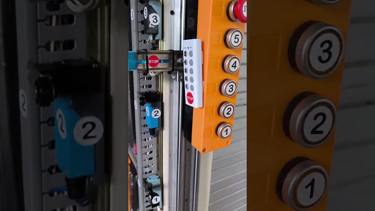 test Modul Rangkaian control lift 3 lantai