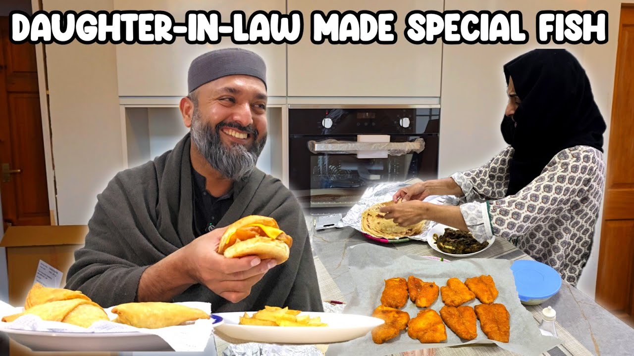 Daughter-in- law Made Special Homemade Fish Burgers 🍔 | Ramadan ke liye Samose aage