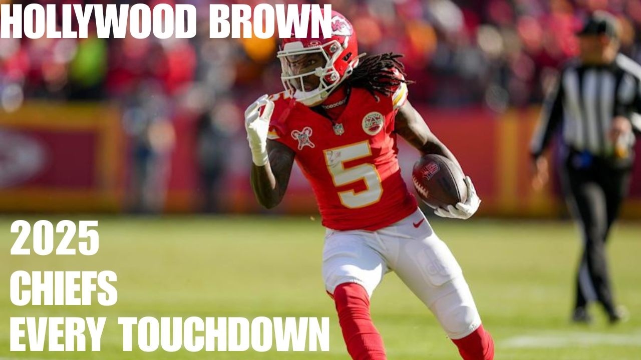 Every Hollywood Brown touchdown Chiefs - 2025