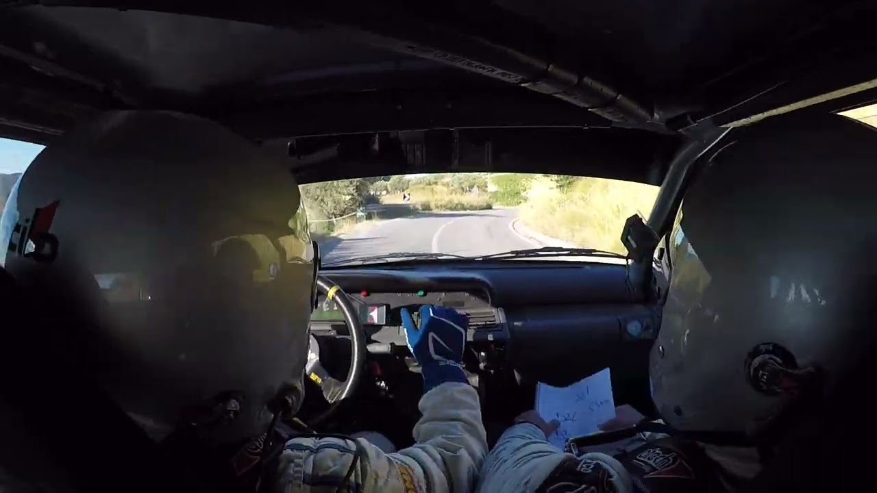 Rally Valle Del Sosio 2020 OnBoard P.S.1 Prima dell'Incidente Mortale N°32 V.Parisi - S.Coniglio