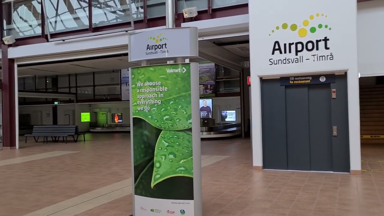 Timrå Airport, Sundsvall 🇸🇪.