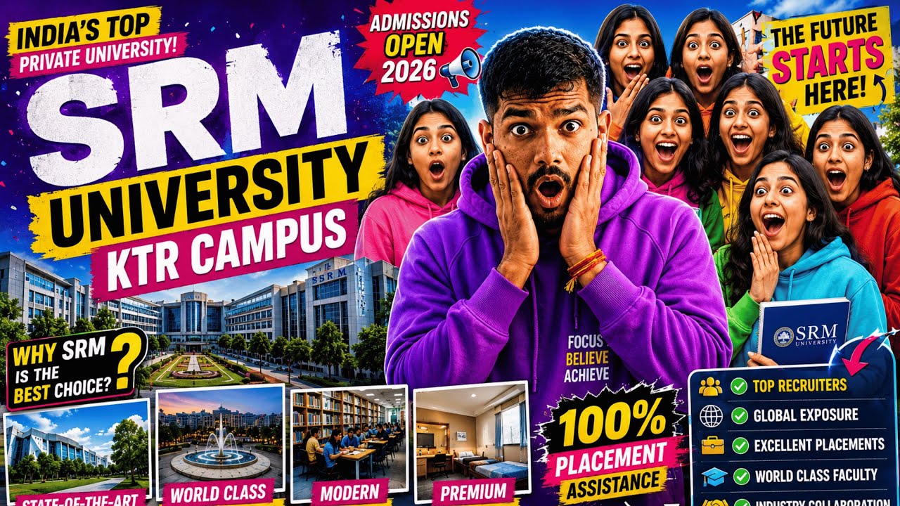 Is SRM University KTR Worth in 2026?😱 Placement, Culturals, Hostel, fees | Top PACKAGE 2.4Cr🔥