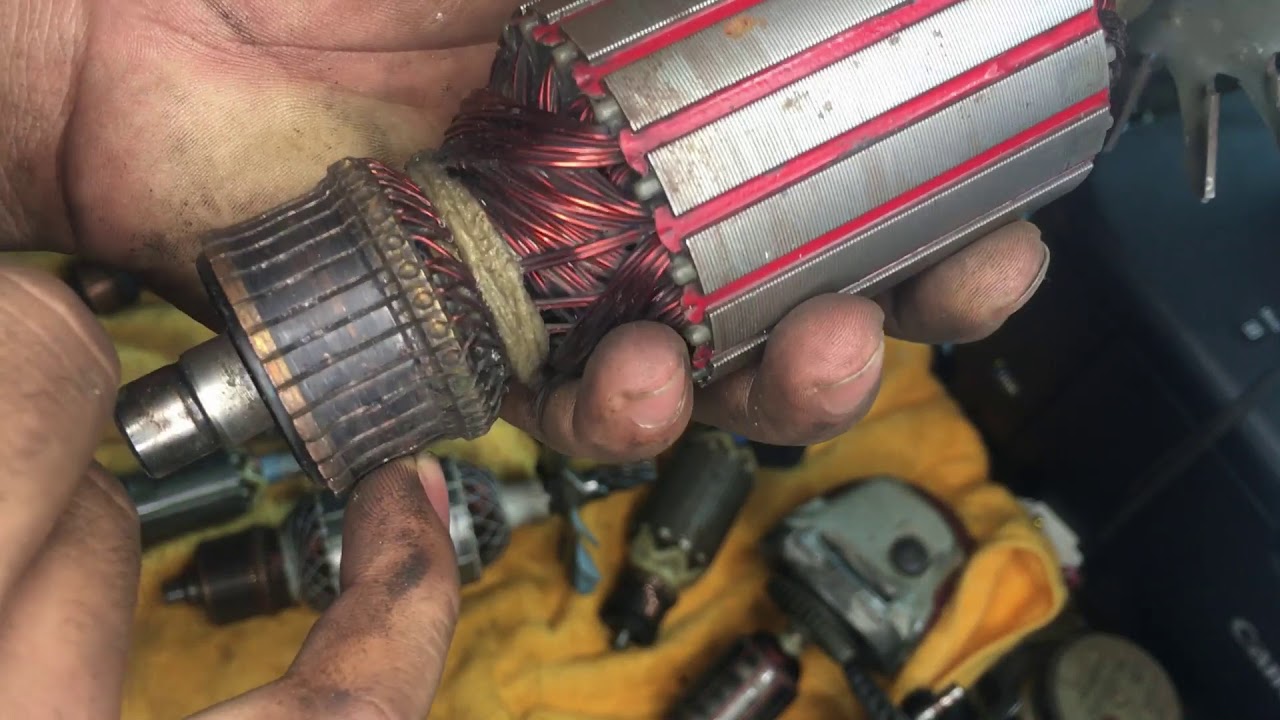 sửa máy mài góc | cách kiểm tra rô to đơn giản nhất | How to check rotor grinding machine