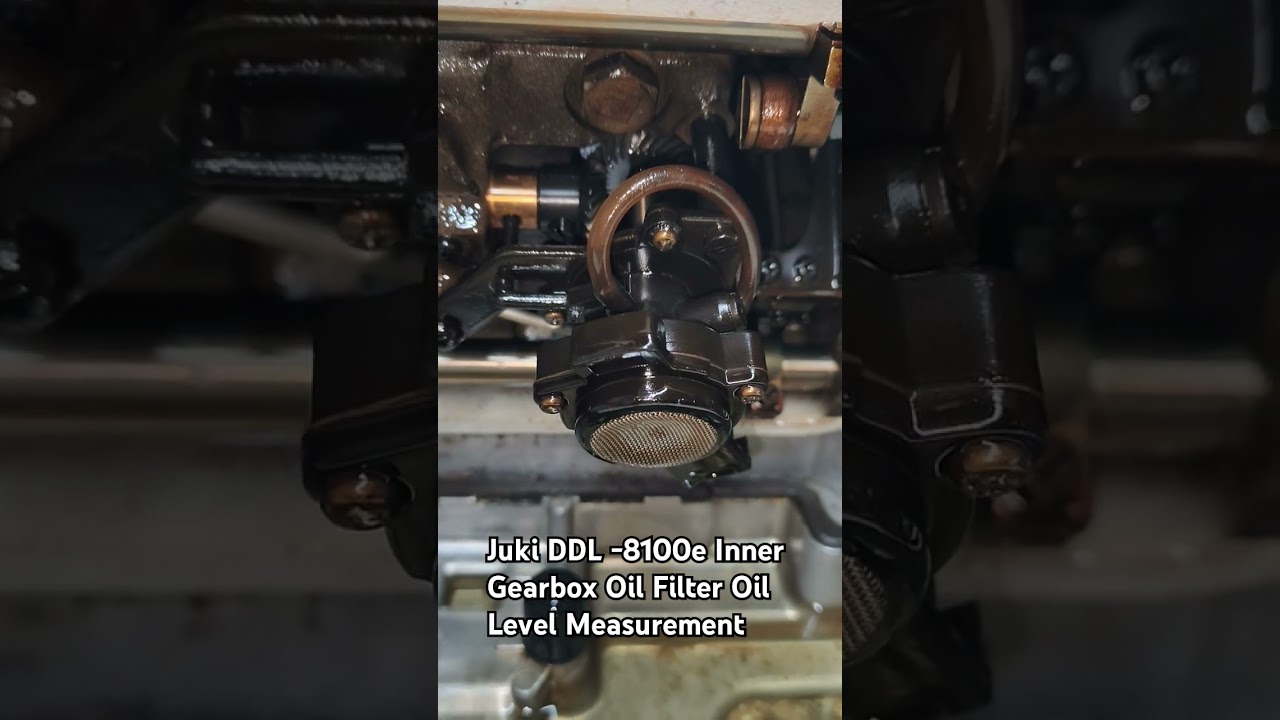 Juki DDL -8100e Inner Gearbox Oil Filter Oil Level Measurement 