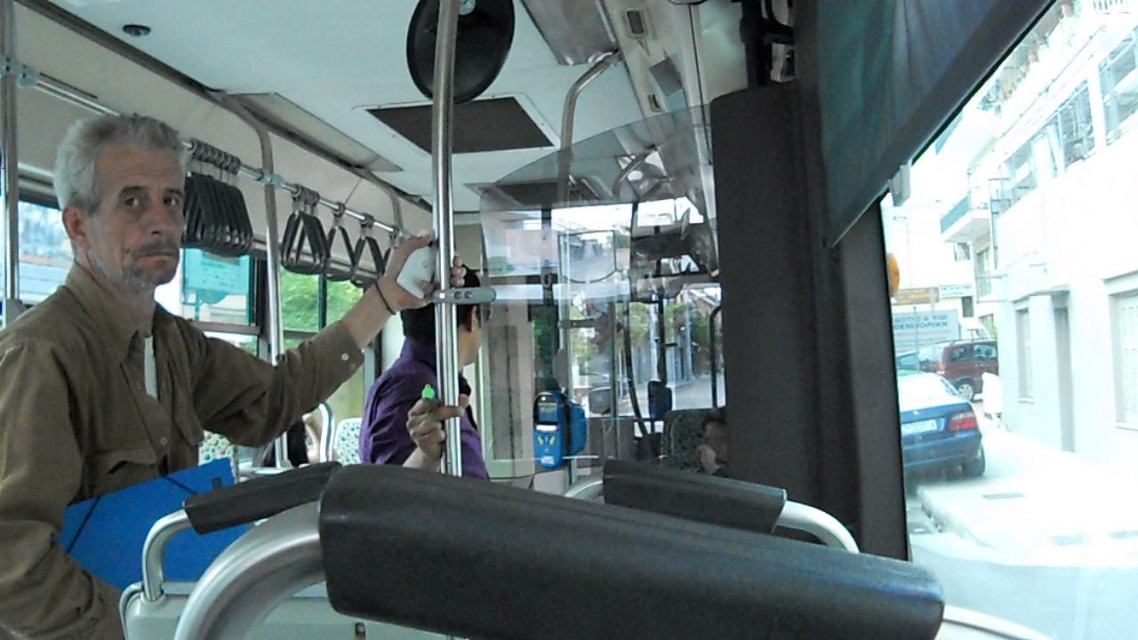 Athens Bus Ride: On a Iveco Irisbus Citelis 12 CNG