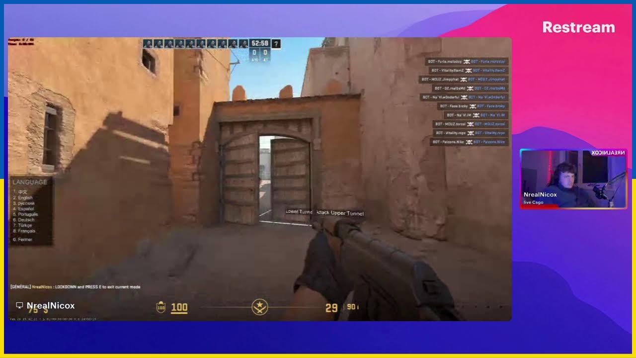 Go live from your browser with Restream Studio CSGO