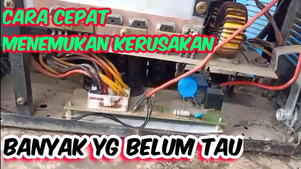 CARA MEMPERBAIKI MESIN LAS RHINO 200