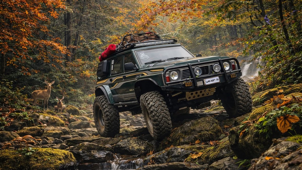 Nissan Patrol Vs Rocky hills | RC Crawler Adventure | Fantasy forest 