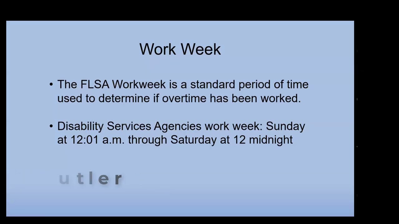 Fair Labor Standards Act Training