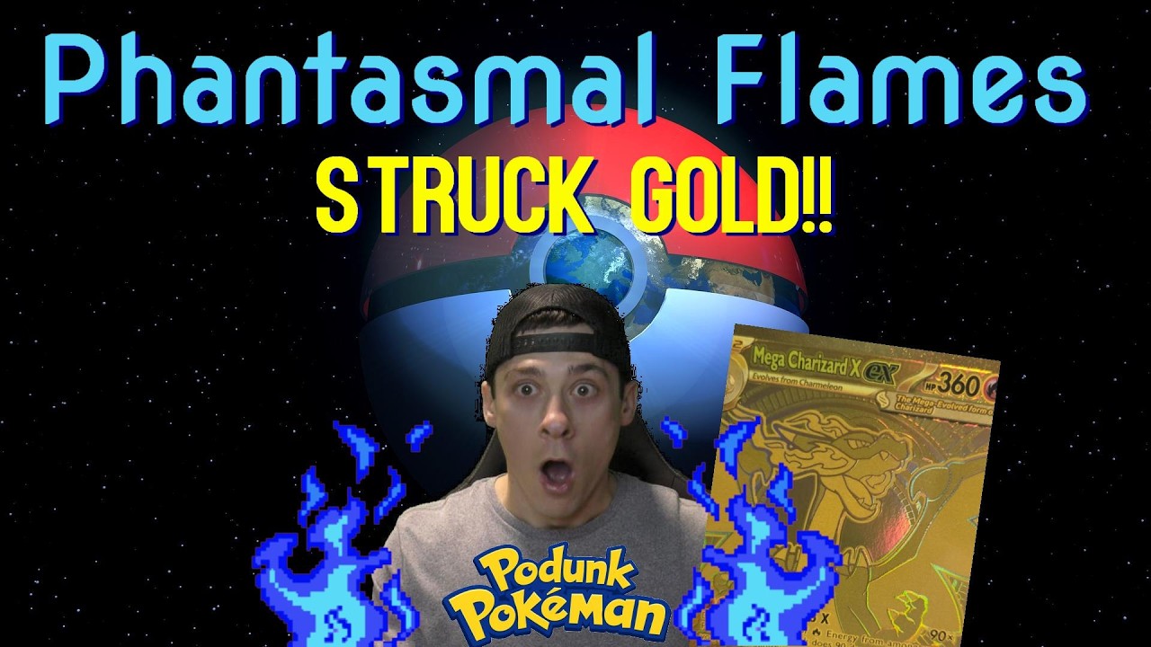 Pokemon GOLD! Phantasmal Flames 20 Packs Opened - INSANE ODDS