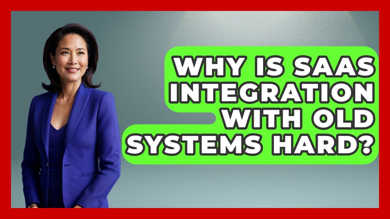 Why Is SaaS Integration With Old Systems Hard? - The SaaS Pros Breakdown