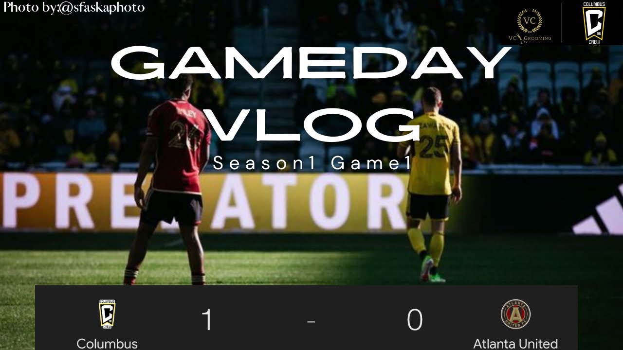 The Columbus crew versus Atlanta United in the match day opener!