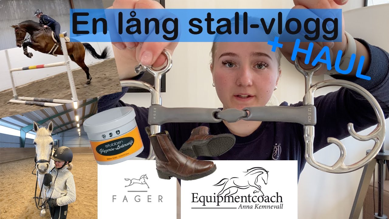 Stall-Vlogg med en stor HAUL!