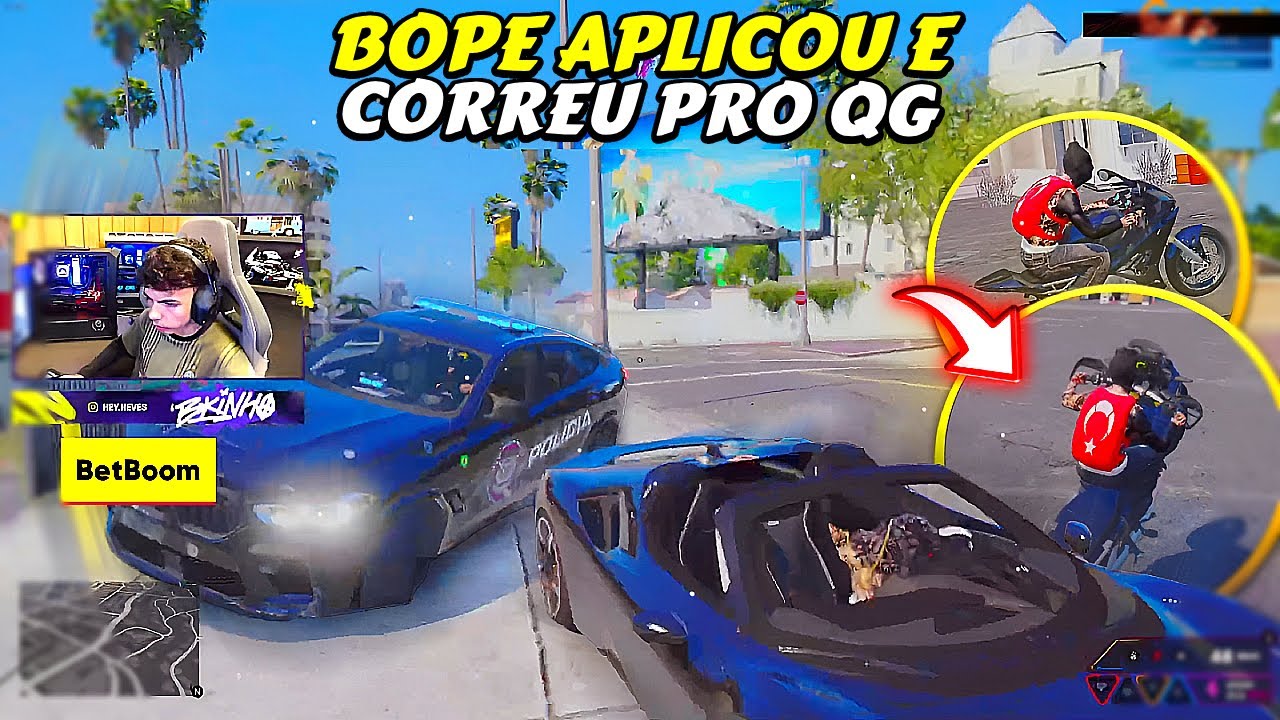 BK FOI ESCOLHER DUAS MOTOS QUE COMPROU DO CAOS | BOPE APLICOU E CORREU PRO QG FIZERAM BAIT | HYPE RP