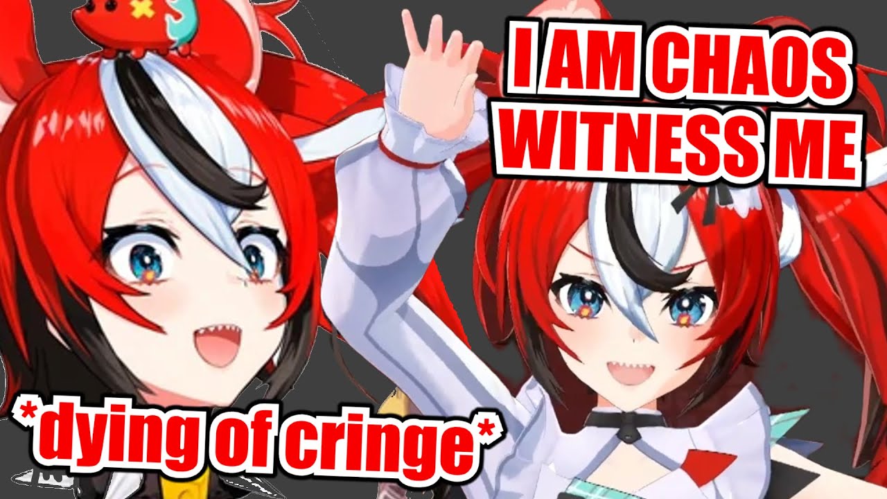 Bae Dies From Cringe After Realizing How Chuuni Her New Intro Is [Hakos Baelz | Hololive EN]
