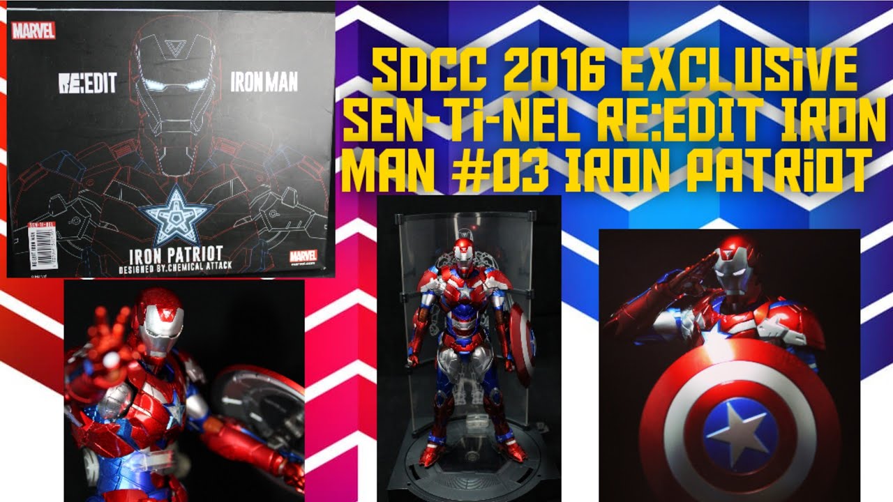 SDCC 2016 Exclusive Sen-ti-nel RE:EDIT Iron Man