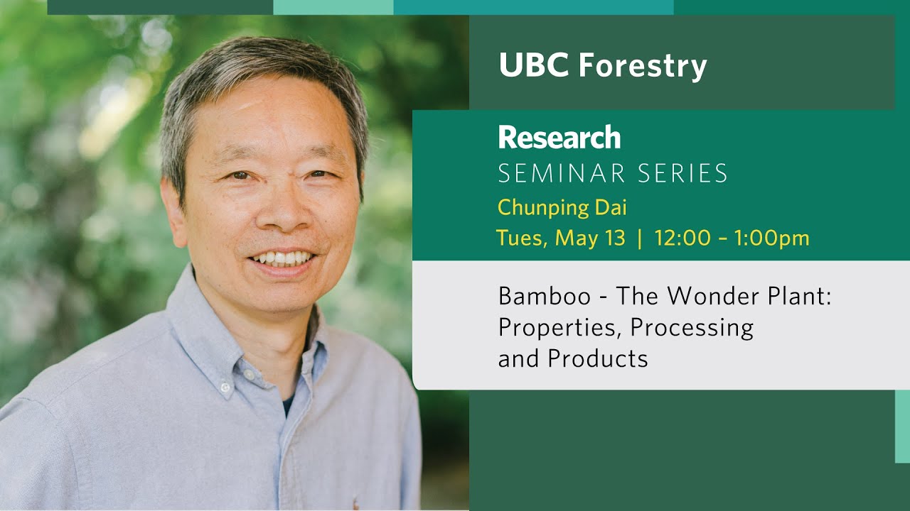 Bamboo - The Wonder Plant: Properties, Processing and Products