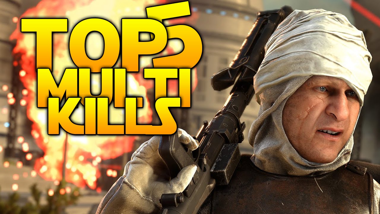 Star Wars Battlefront Top 5 INSANE MULTI KILLS - Flying Corpses & Dirt Naps Everywhere!