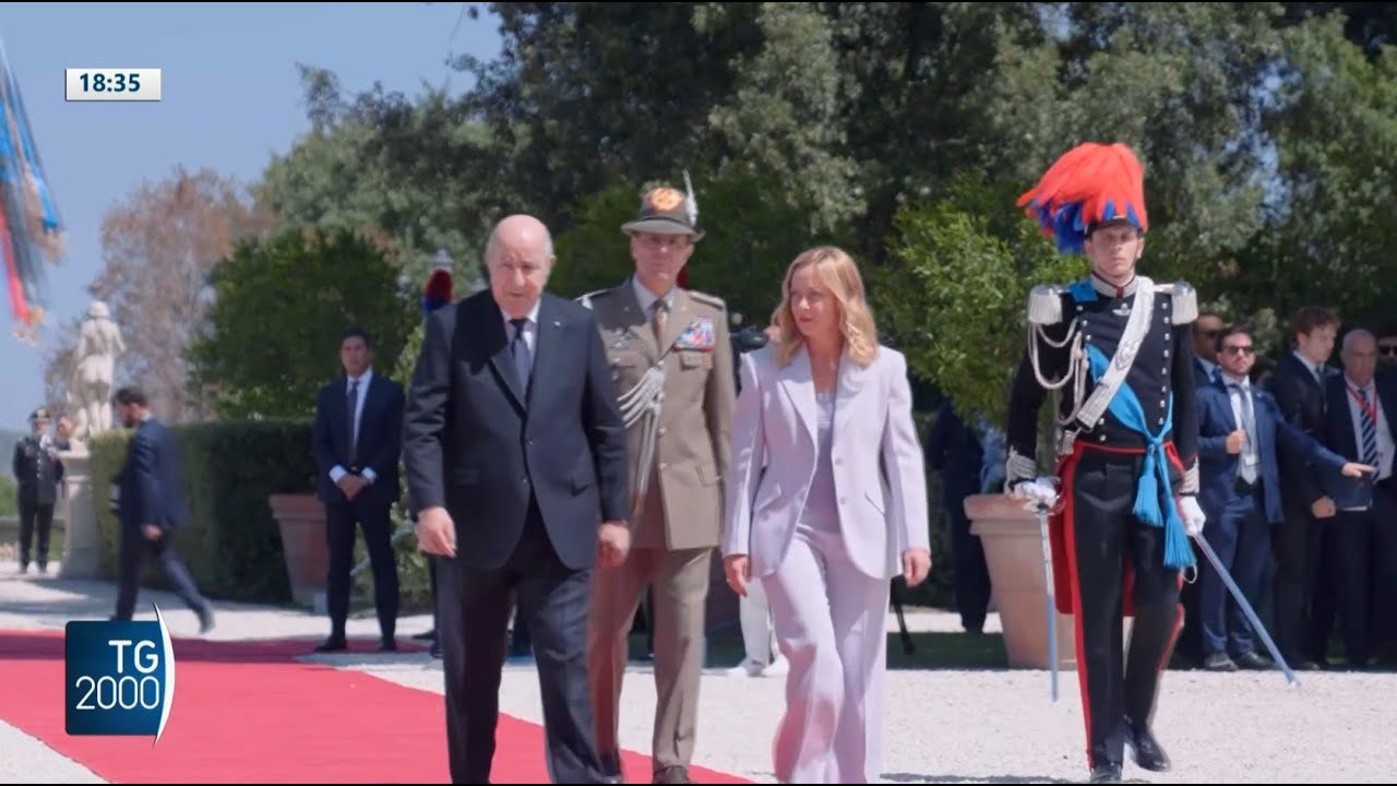Vertice Italia-Algeria su energia e infrastrutture