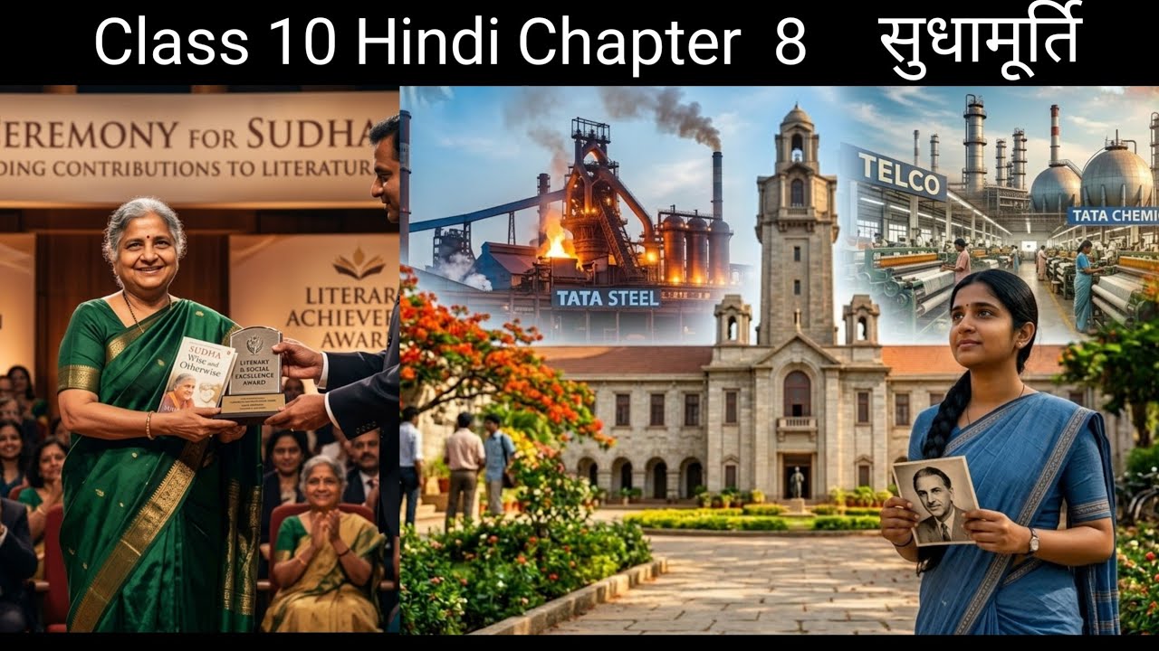 Class 10 Hindi Chapter 8 | सुधामूर्ति | Class 10 Hindi Chapter 8 Sudhamurti 