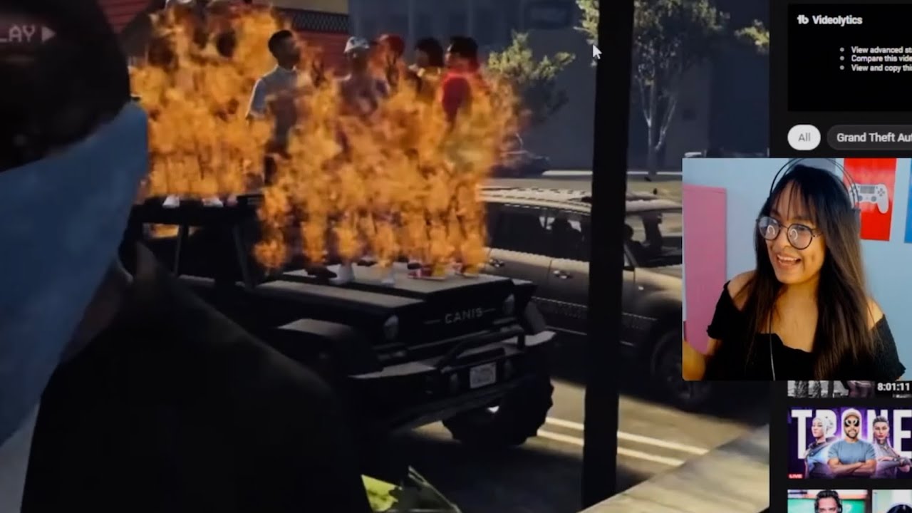 Asuka Bae Reaction on Gabru vs Vagos and Lildot molotov clip | YT VICKY