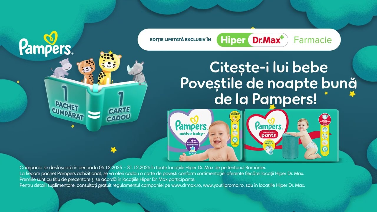 Povești de noapte bună în Pampers