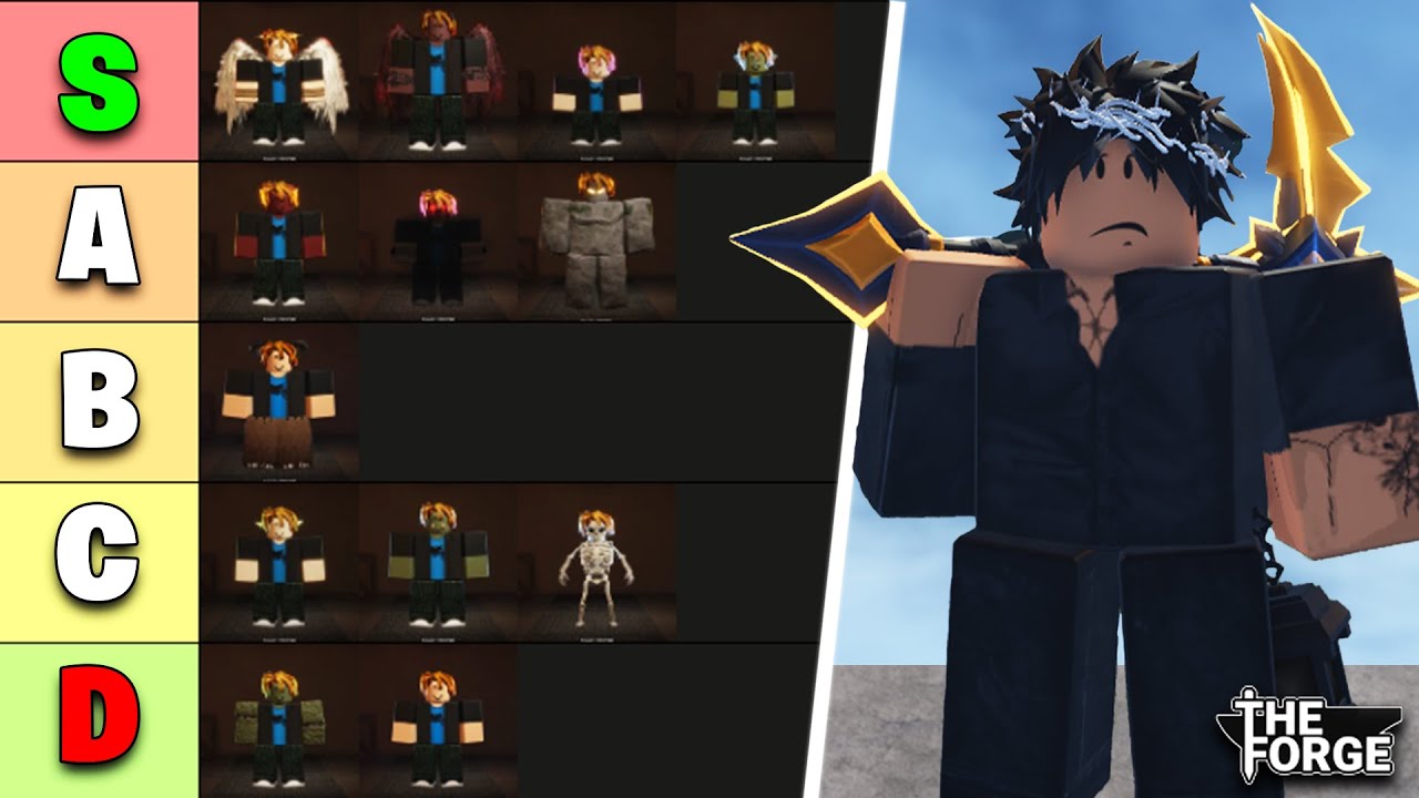 THE ULTIMATE RACE TIERLIST ON THE FORGE ROBLOX!