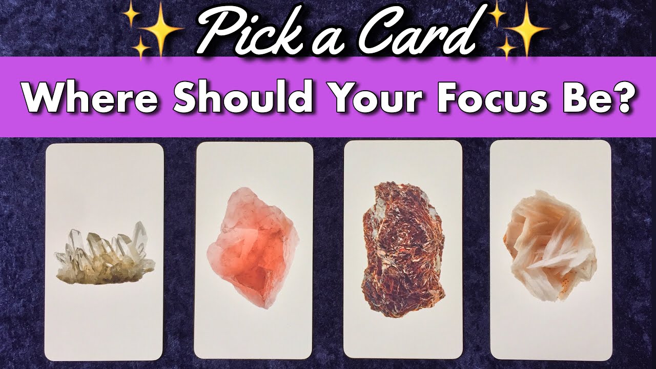 WHERE SHOULD YOUR FOCUS BE RIGHT NOW? 🔮 Pick a Card Tarot Reading 🌟