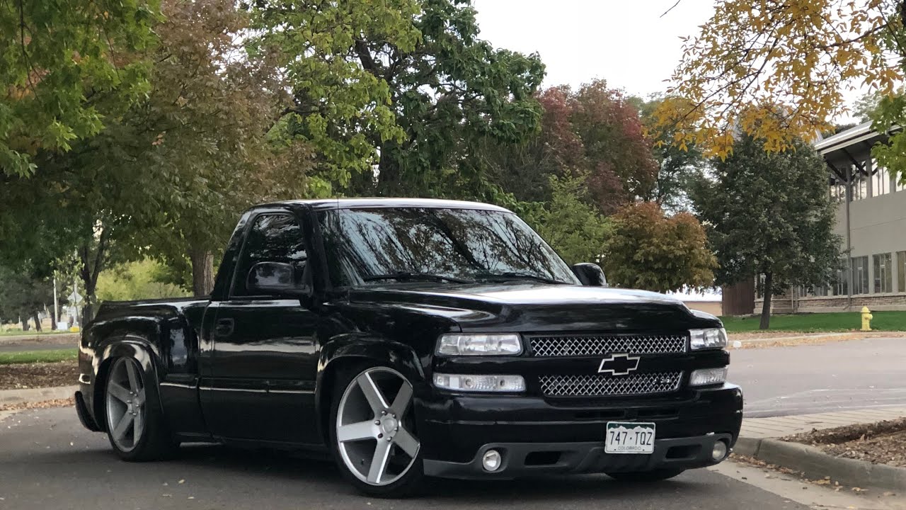 My sick dropped single cab stepside Silverado