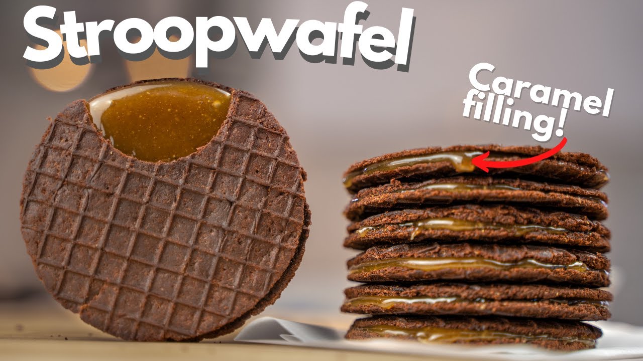 Chocolate Stroopwafel Recipe - Dutch Waffle Cookies