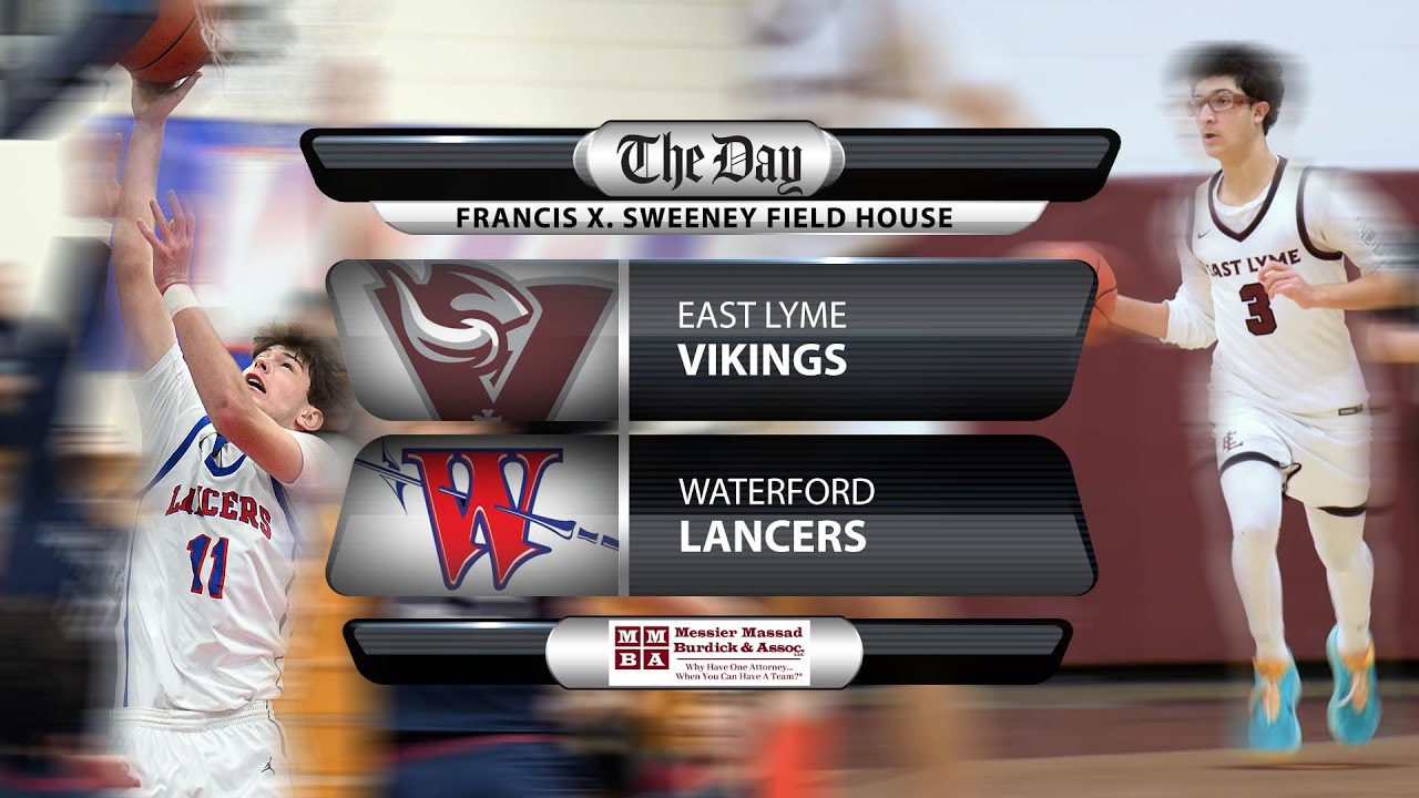 East Lyme at Waterford boys' basketball