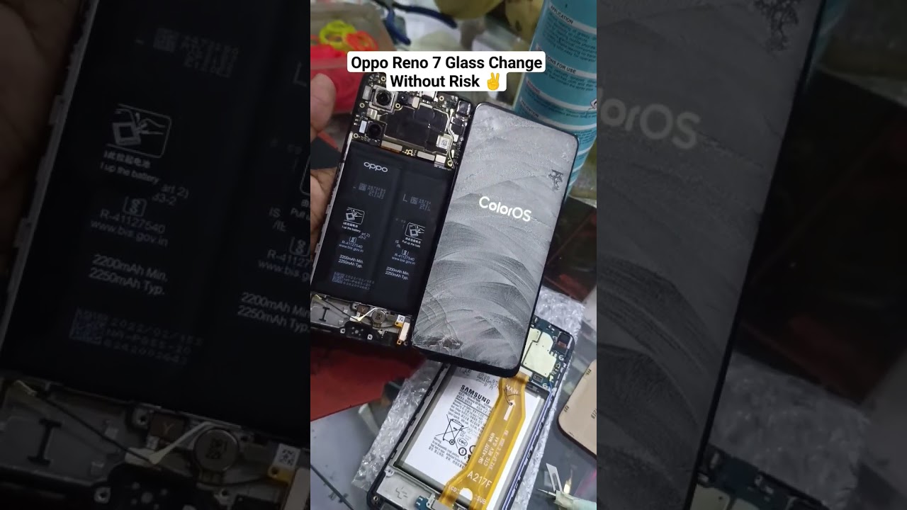 oppo Reno 7 5G Front Glass Change Without Risk #ytshorts #vivo #oppo #reno7pro