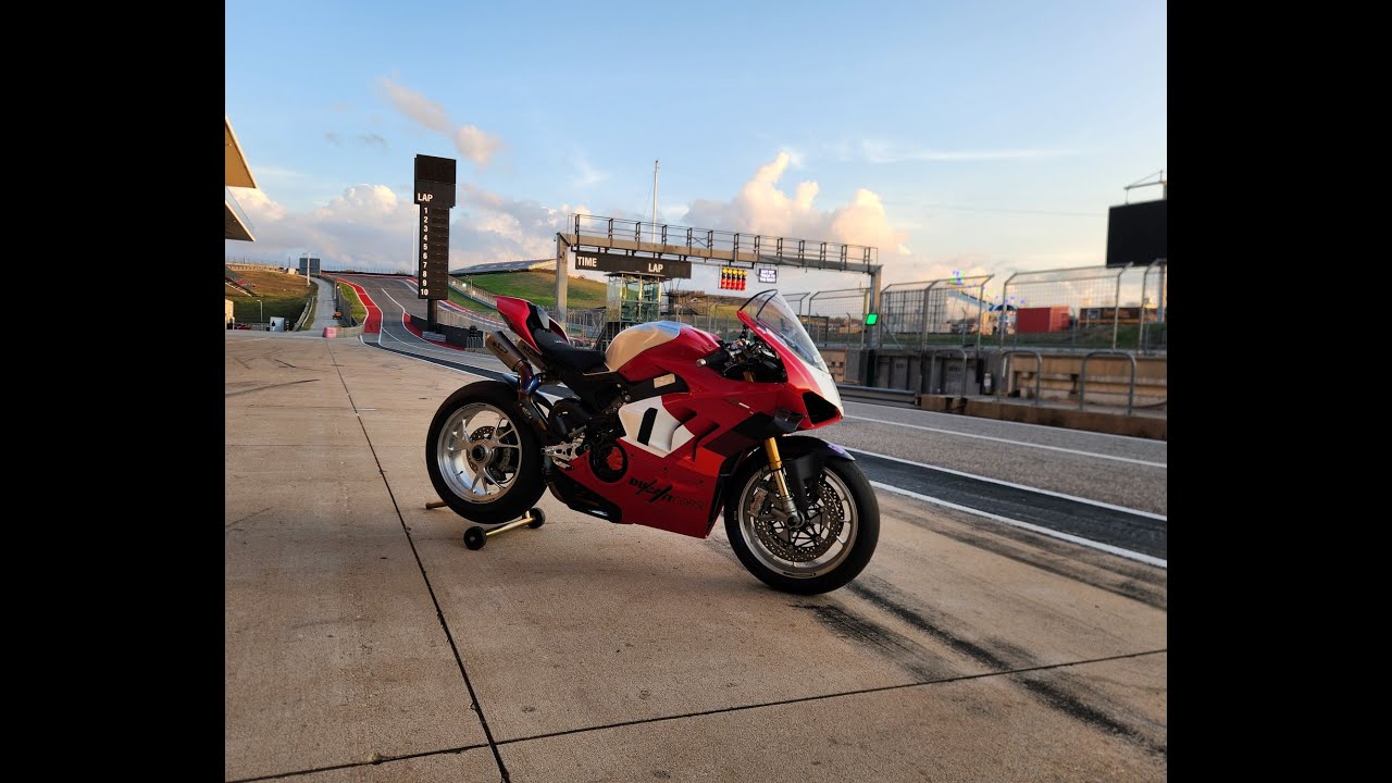 Ducati V4R First Time at COTA Track day