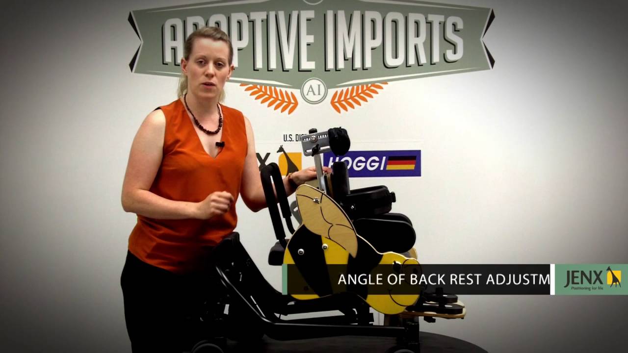Jenx Bee: Backrest Adjustment & Hip Guides